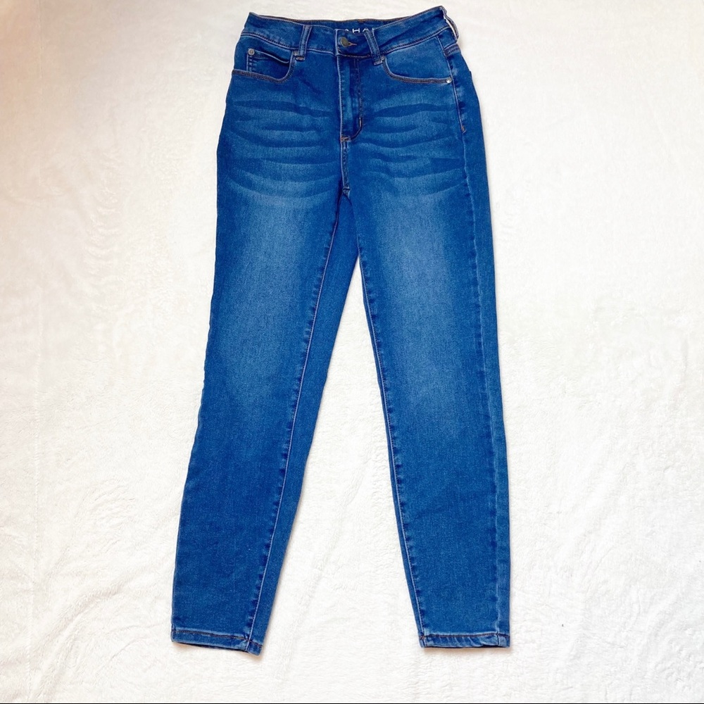 Tahari High-Rise Ab-Flattening Skinny Jeans size 4